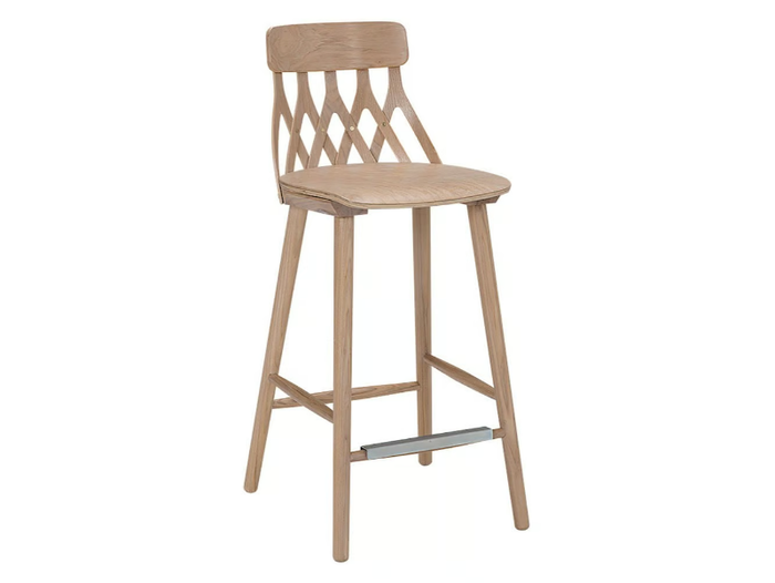 Y5 680BL - High ash stool with footrest _ Hans K